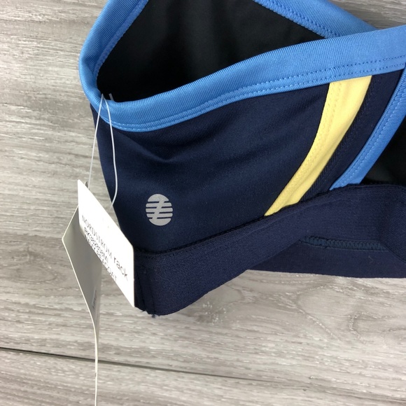Z by Zella Sports Bra in Navy Peacock in Blue and Yellow Accents - Picture 6 of 9